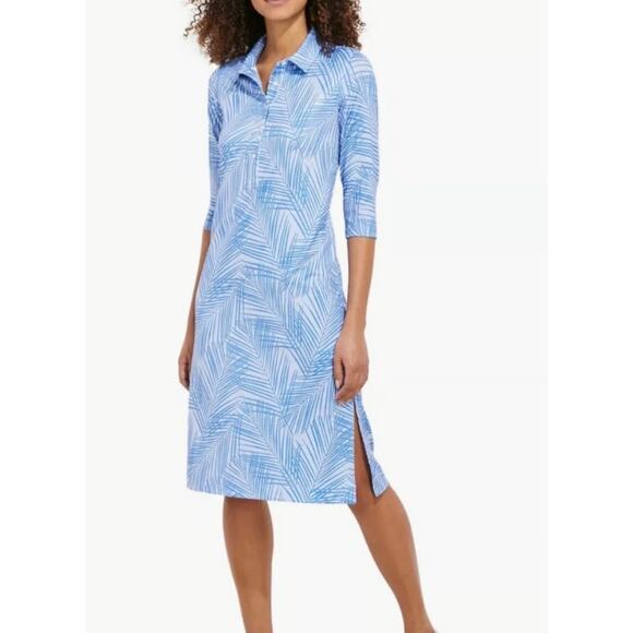Vineyard Vines Dresses & Skirts - Vineyard Vines Sankaty Margo Palm Print Midi Dress